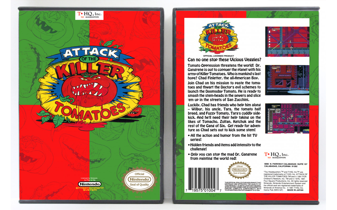 Attack of the sales killer tomatoes nes